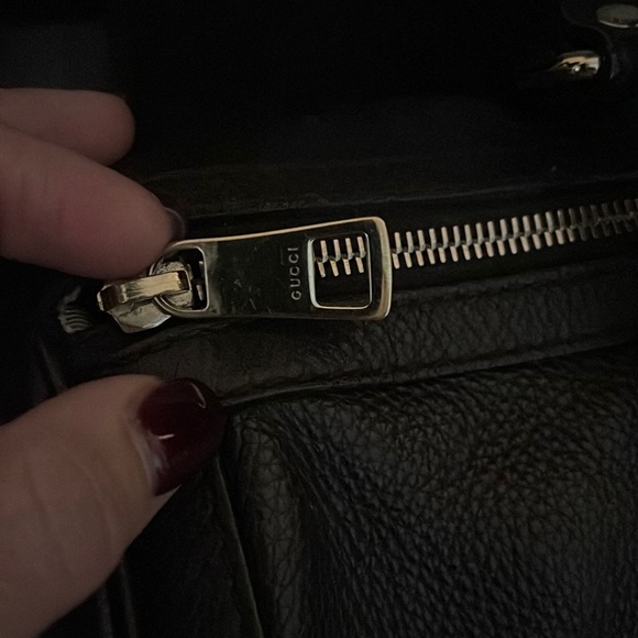 Authentic Gucci Medium Web Boston Bag - Brown - Picture 5 of 16